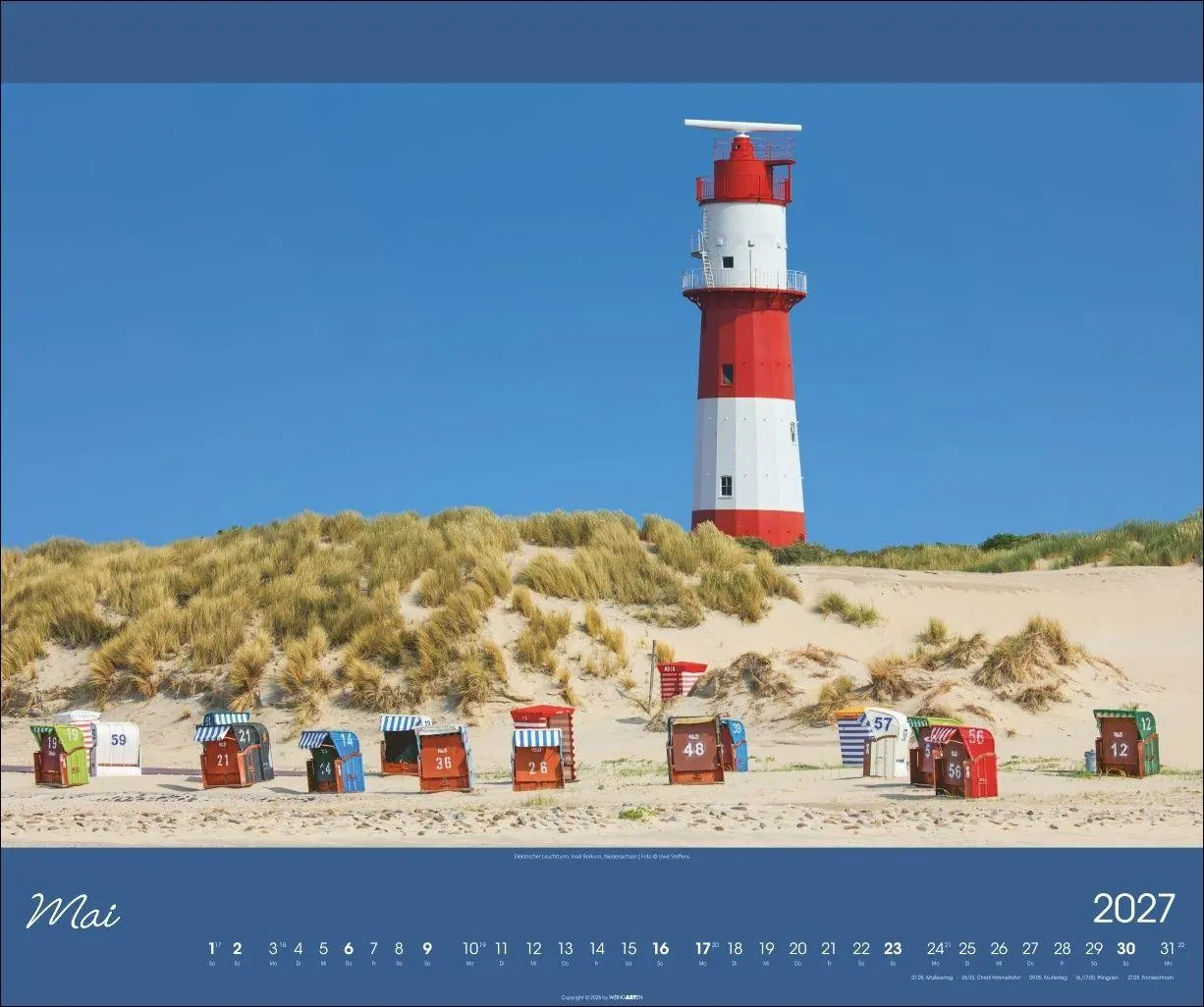 Bild: 9783839903858 | Nordsee Kalender 2027 | Uwe Steffens | Kalender | Spiralbindung | 2027