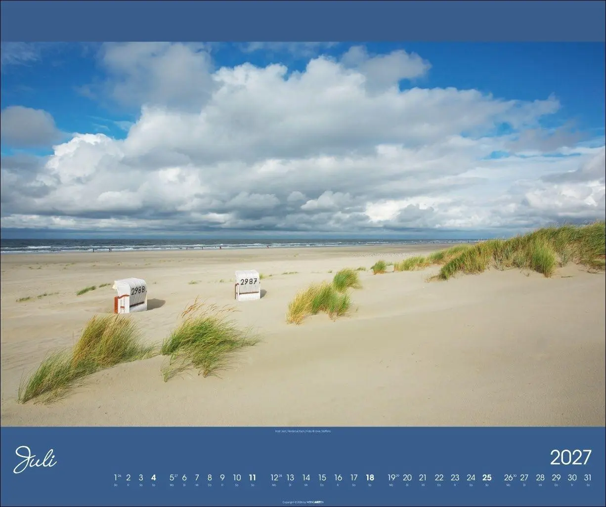 Bild: 9783839903858 | Nordsee Kalender 2027 | Uwe Steffens | Kalender | Spiralbindung | 2027