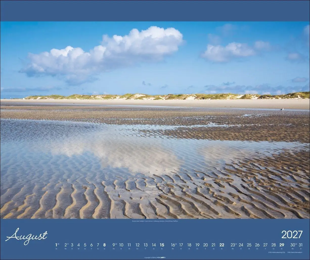 Bild: 9783839903858 | Nordsee Kalender 2027 | Uwe Steffens | Kalender | Spiralbindung | 2027
