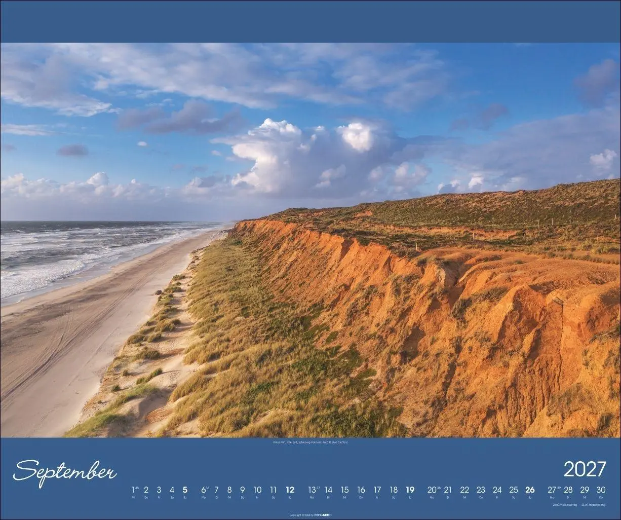 Bild: 9783839903858 | Nordsee Kalender 2027 | Uwe Steffens | Kalender | Spiralbindung | 2027