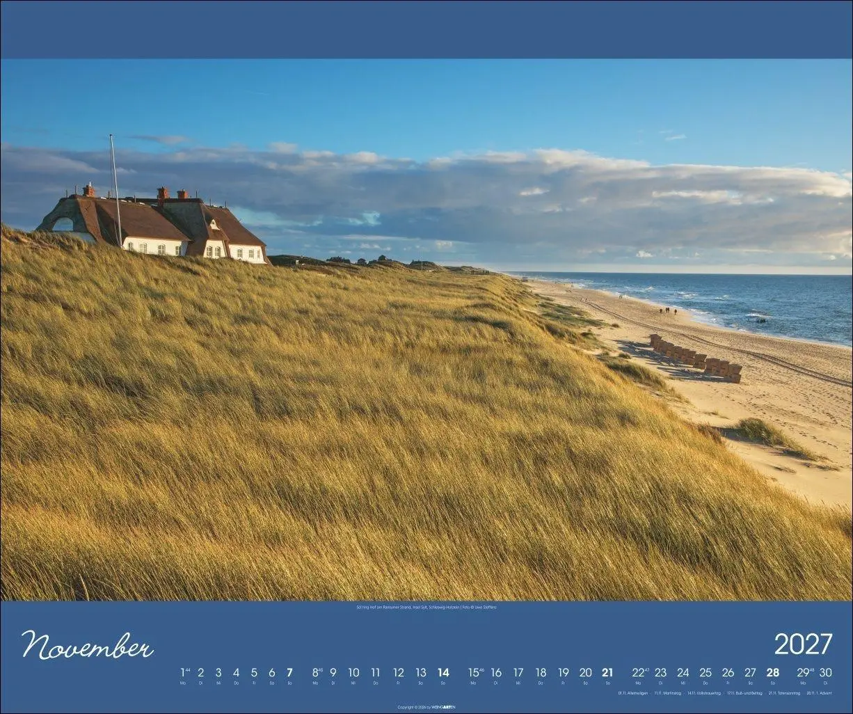 Bild: 9783839903858 | Nordsee Kalender 2027 | Uwe Steffens | Kalender | Spiralbindung | 2027