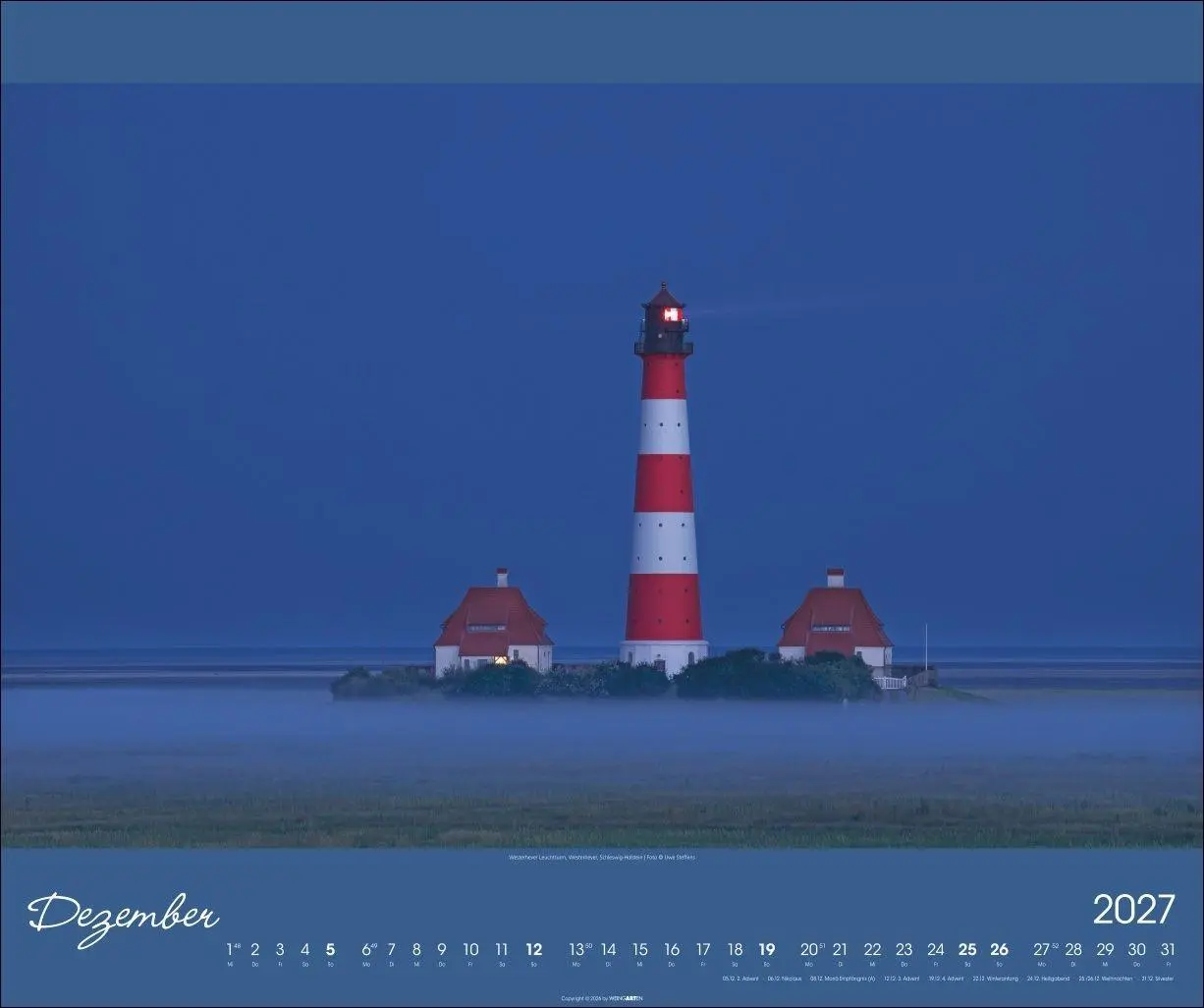 Bild: 9783839903858 | Nordsee Kalender 2027 | Uwe Steffens | Kalender | Spiralbindung | 2027