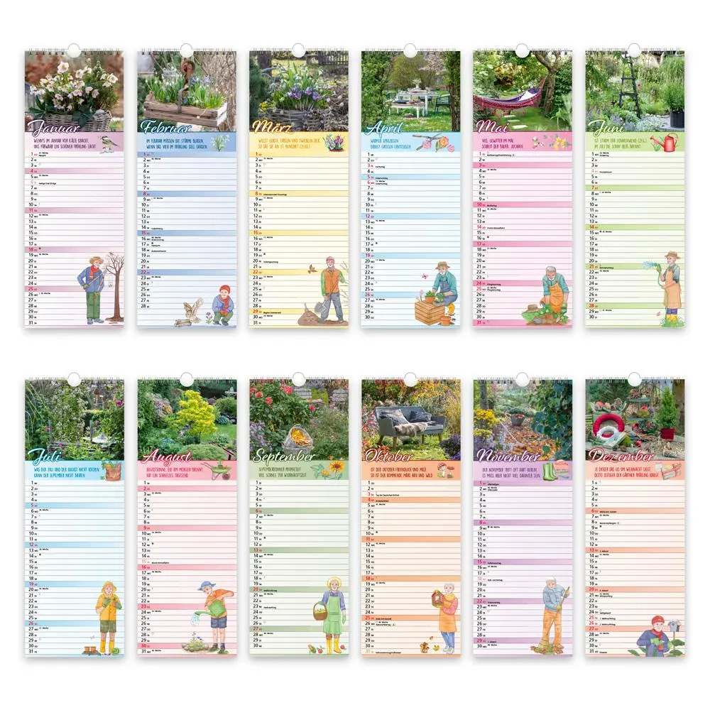 Bild: 9783988023858 | Trötsch Maxi-Streifenkalender Großvaters Gartenplaner 2026 | KG | 2026