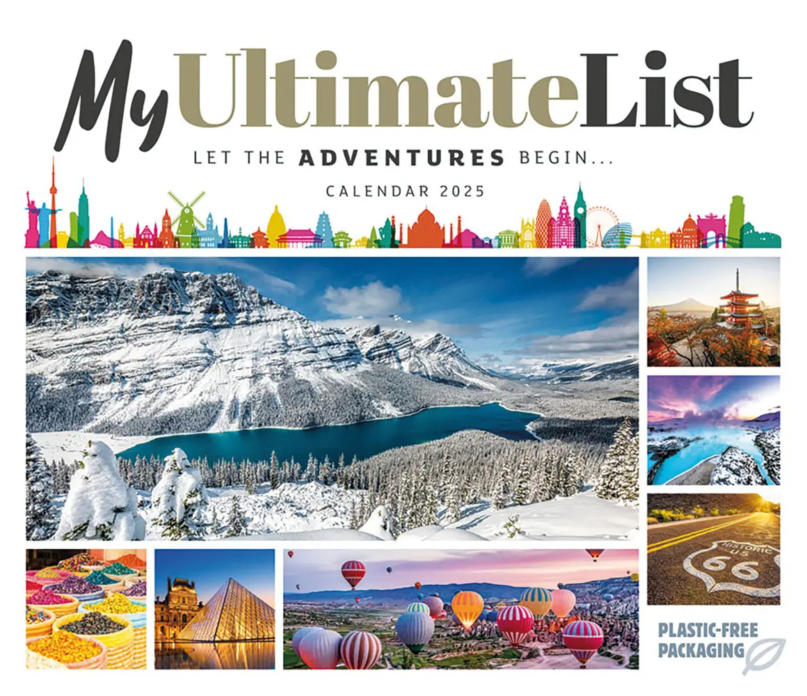 Cover: 9781529843958 | My Ulitimate List - Lass das Abenteuer beginnen 2025 | Calendars