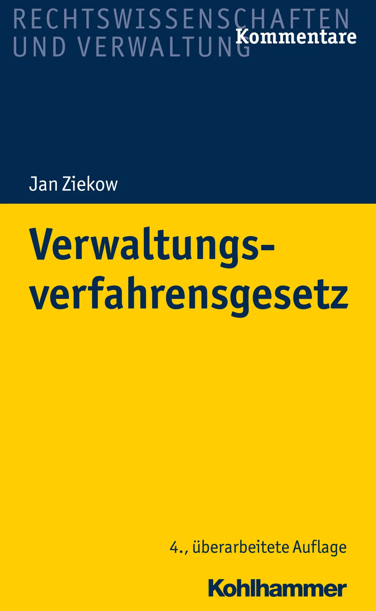 Cover: 9783170313958 | Verwaltungsverfahrensgesetz | Jan Ziekow | Buch | XVI | Deutsch | 2019