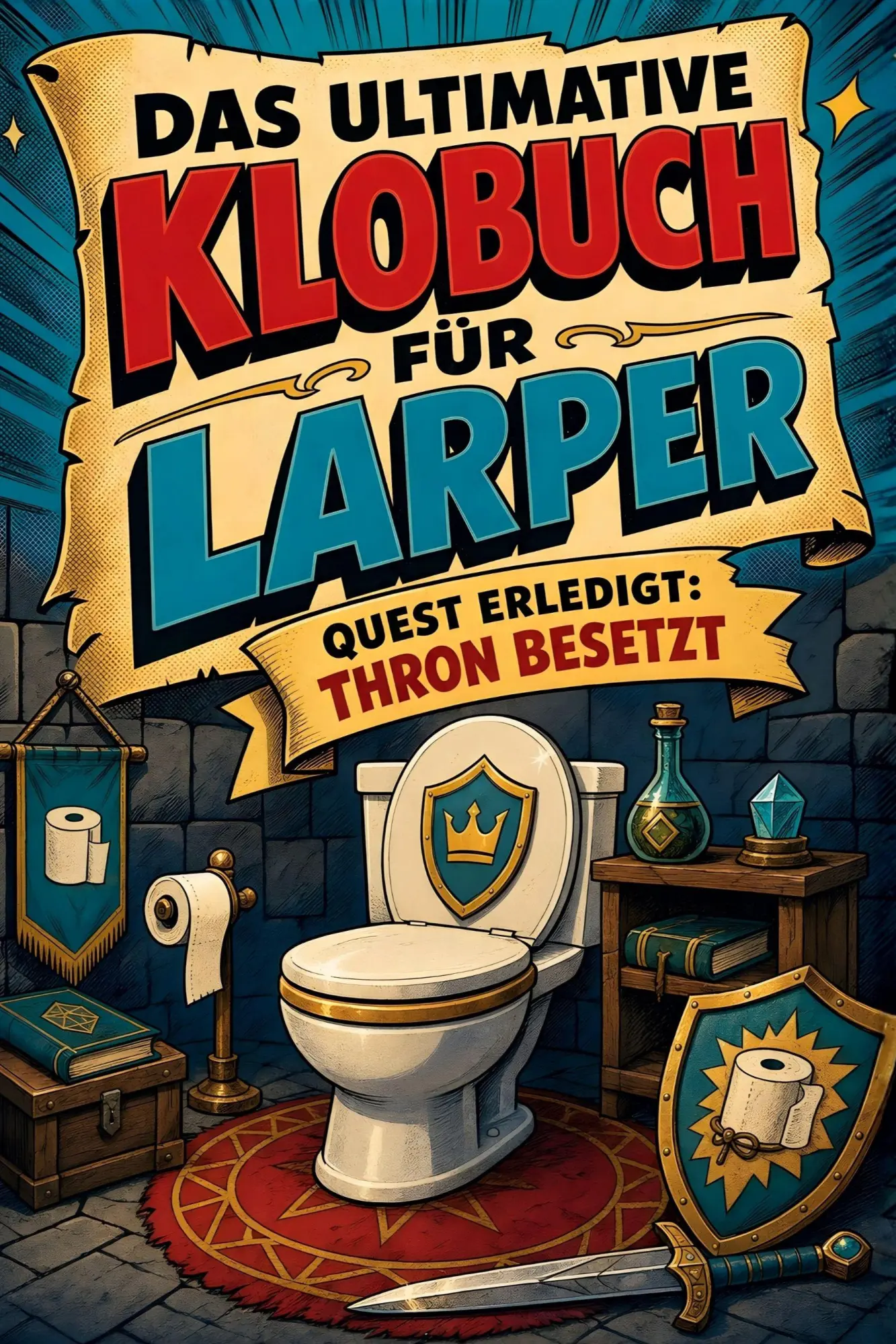 Cover: 9783696103958 | Das ultimative Klobuch für LARPer | Quest erledigt: Thron besetzt