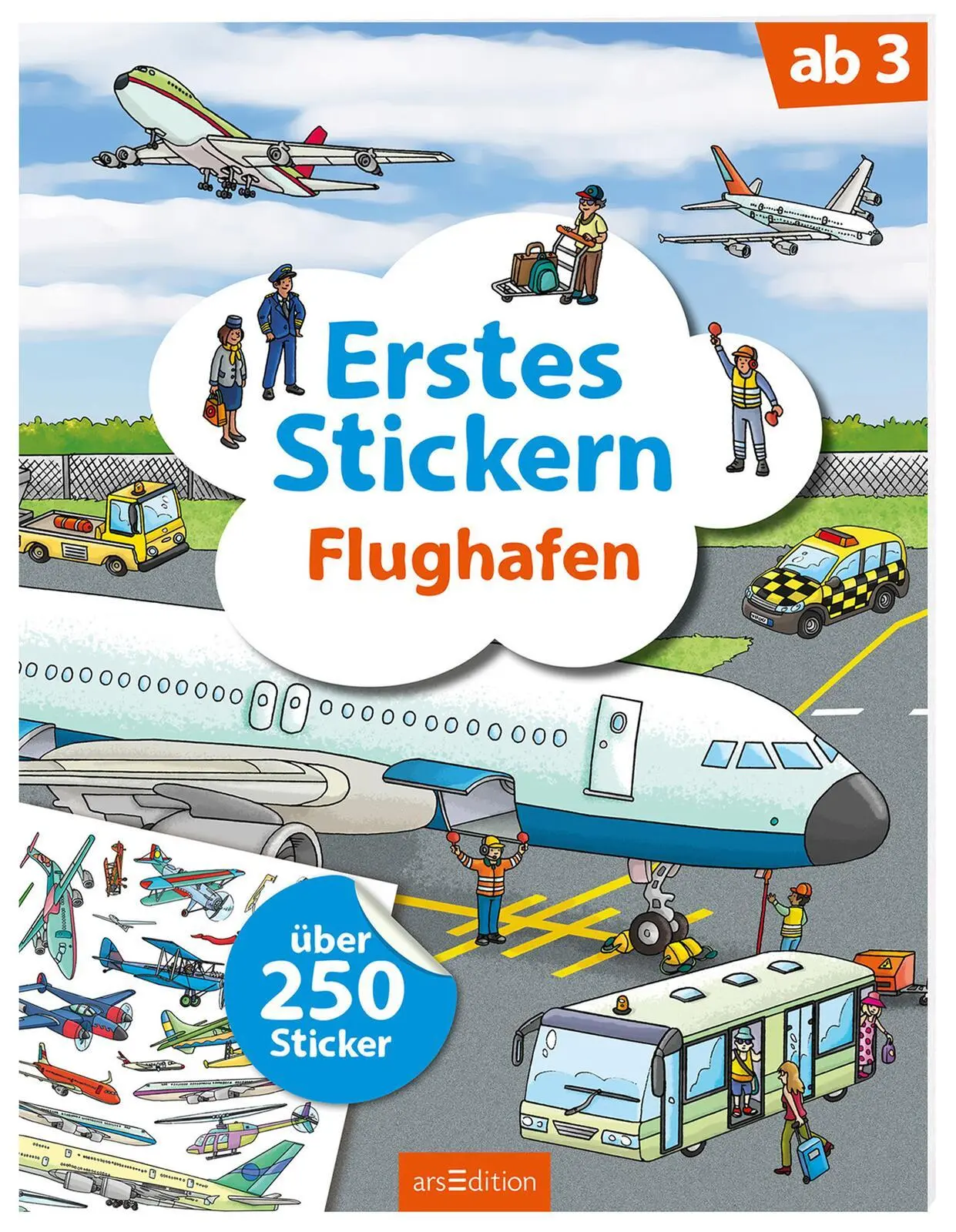 Cover: 9783845833958 | Erstes Stickern - Flughafen | Über 250 Sticker | Sebastian Coenen