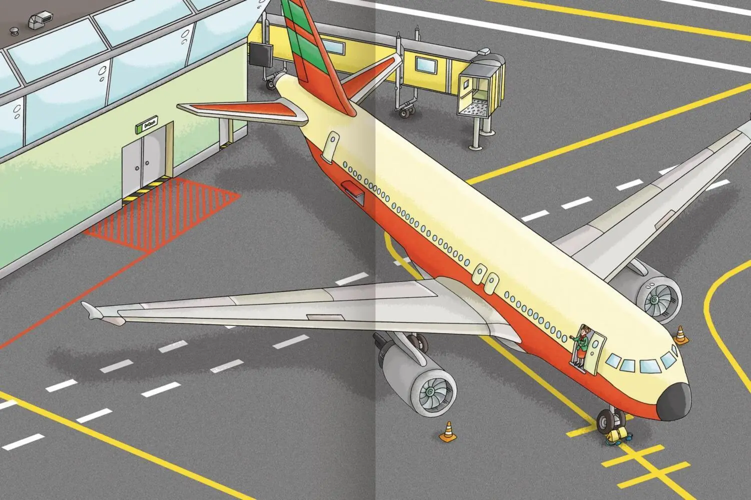 Bild: 9783845833958 | Erstes Stickern - Flughafen | Über 250 Sticker | Sebastian Coenen