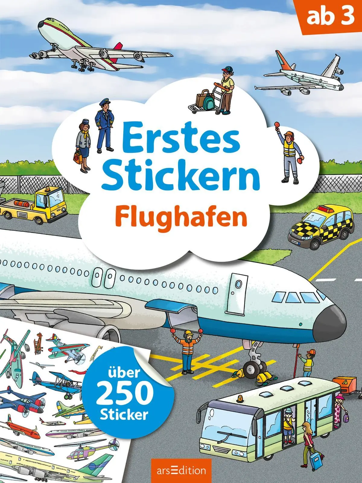 Bild: 9783845833958 | Erstes Stickern - Flughafen | Über 250 Sticker | Sebastian Coenen