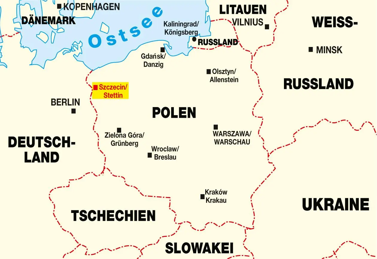 Bild: 9783931103958 | Höfer Polen SP016. Stadtplan Stettin/Szczecin 1 : 15 000 | Lars Höfer