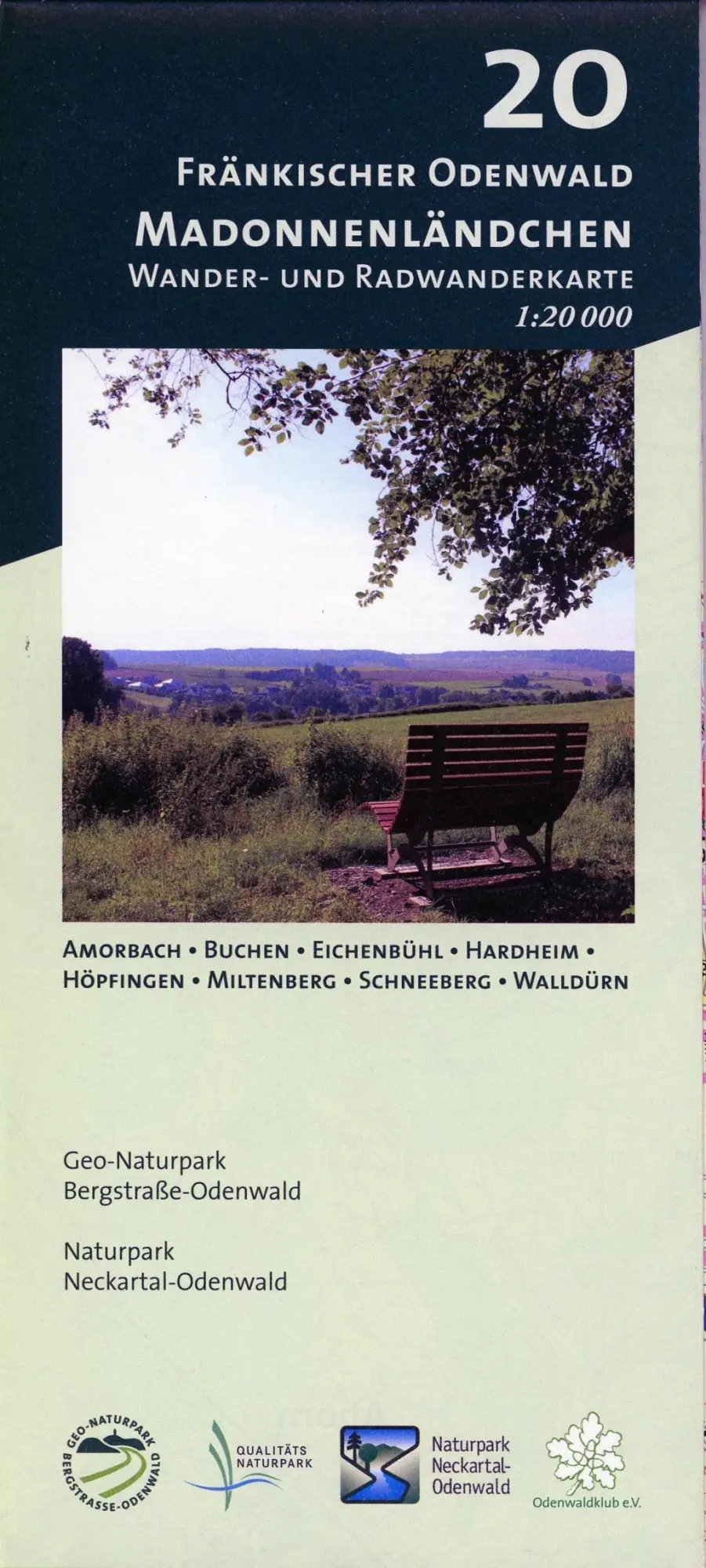Cover: 9783931273958 | Fränkischer Odenwald - Madonnenländchen 1:20.000 | Bergstraße-Odenwald