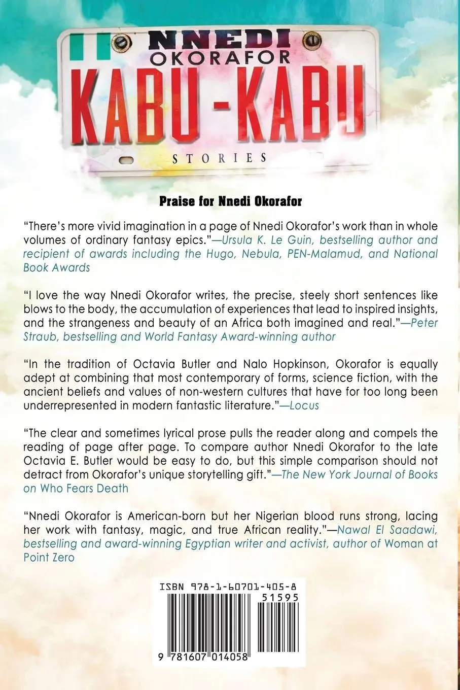 Rückseite: 9781607014058 | Kabu Kabu | Nnedi Okorafor | Taschenbuch | Englisch | 2013