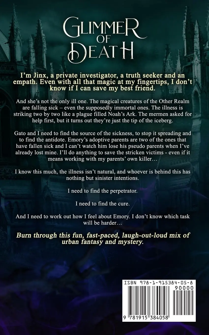 Rückseite: 9781915384058 | Glimmer of Death | An Urban Fantasy Novel | Heather G. Harris | Buch
