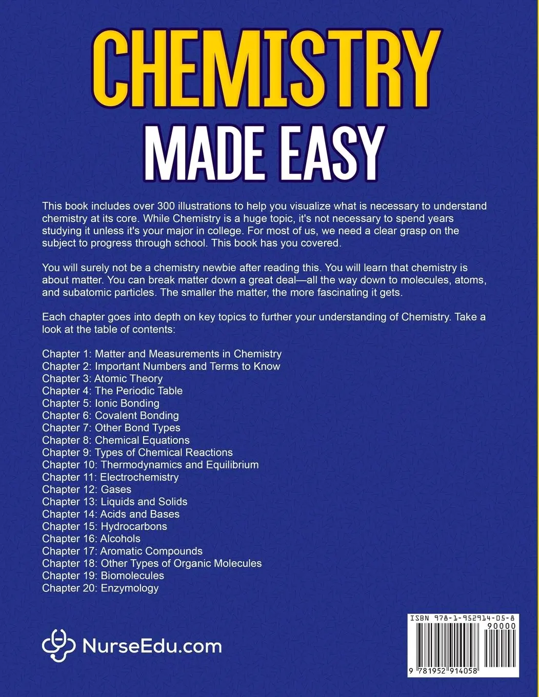 Rückseite: 9781952914058 | Chemistry Made Easy | Nedu | Taschenbuch | Englisch | 2021 | NEDU LLC
