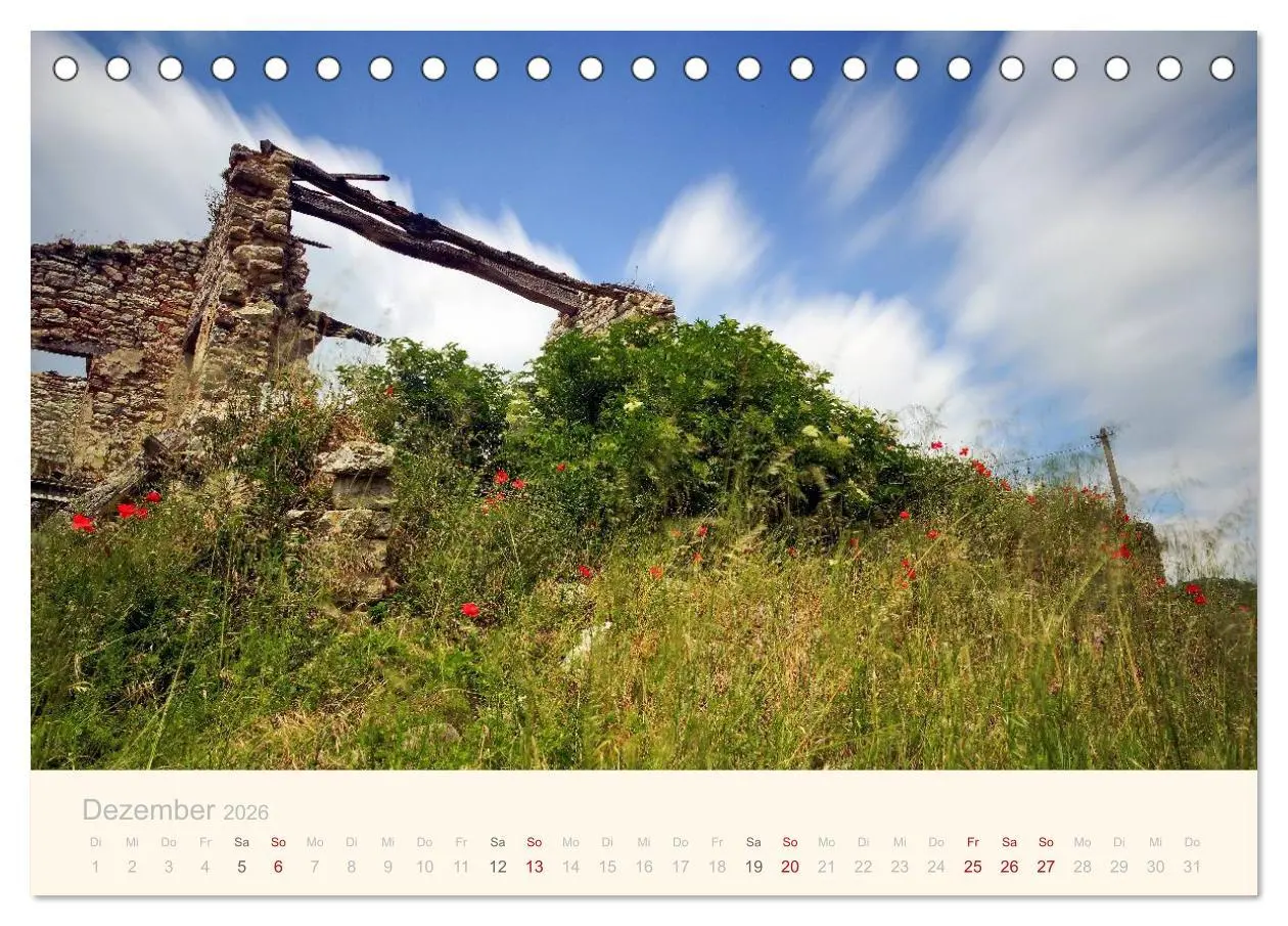Bild: 9783516044058 | Unterwegs in den Marken (Tischkalender 2026 DIN A5 quer), CALVENDO...