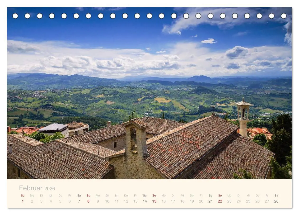 Bild: 9783516044058 | Unterwegs in den Marken (Tischkalender 2026 DIN A5 quer), CALVENDO...