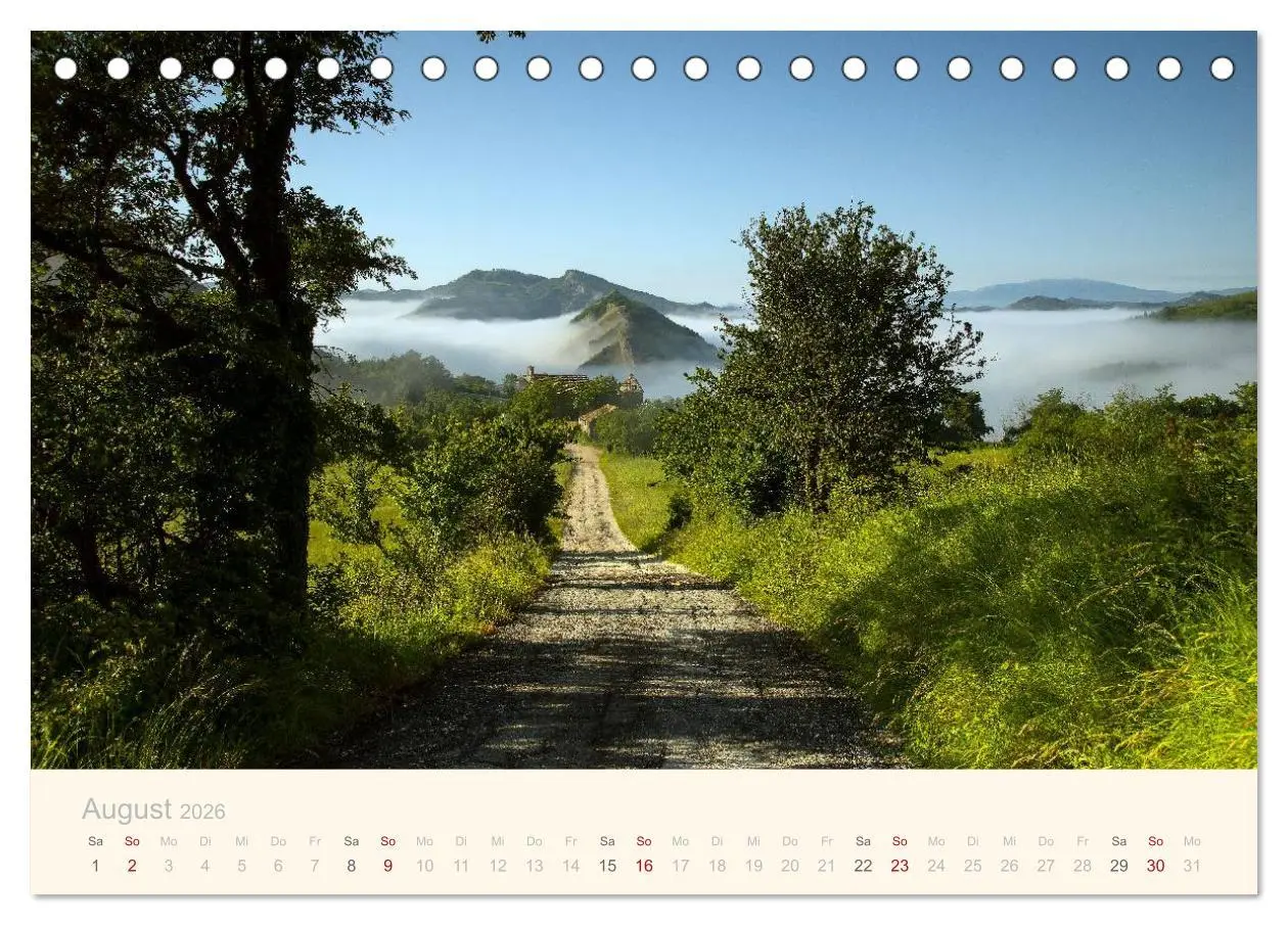 Bild: 9783516044058 | Unterwegs in den Marken (Tischkalender 2026 DIN A5 quer), CALVENDO...