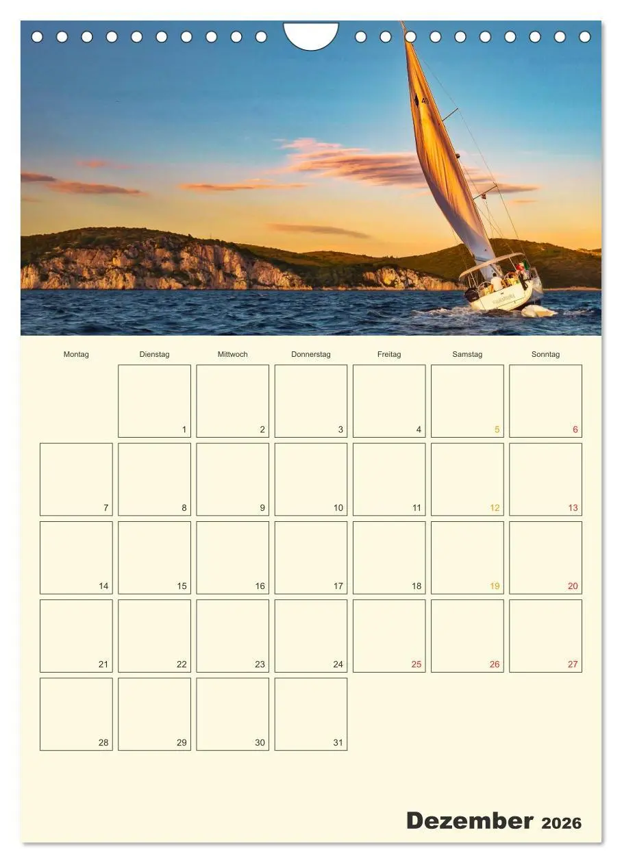 Bild: 9783516424058 | Segeln, unser Jahresplaner (Wandkalender 2026 DIN A4 hoch),...