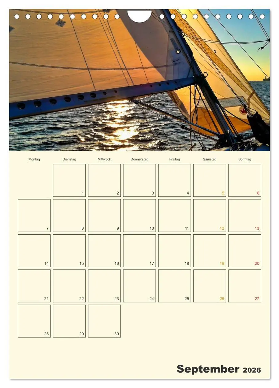 Bild: 9783516424058 | Segeln, unser Jahresplaner (Wandkalender 2026 DIN A4 hoch),...