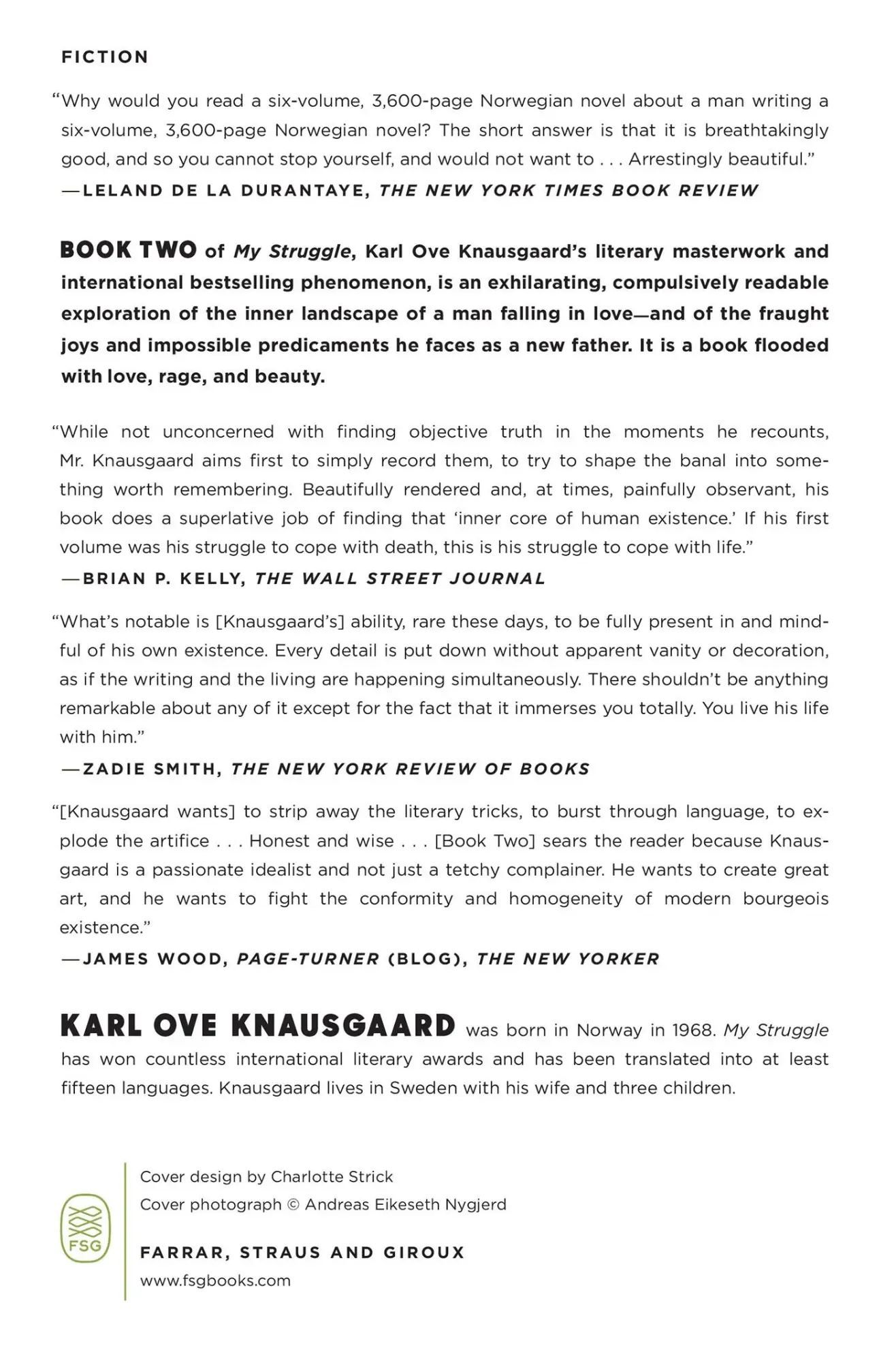 Rückseite: 9780374534158 | My Struggle: Book 2 | Karl Ove Knausgaard | Taschenbuch | Englisch