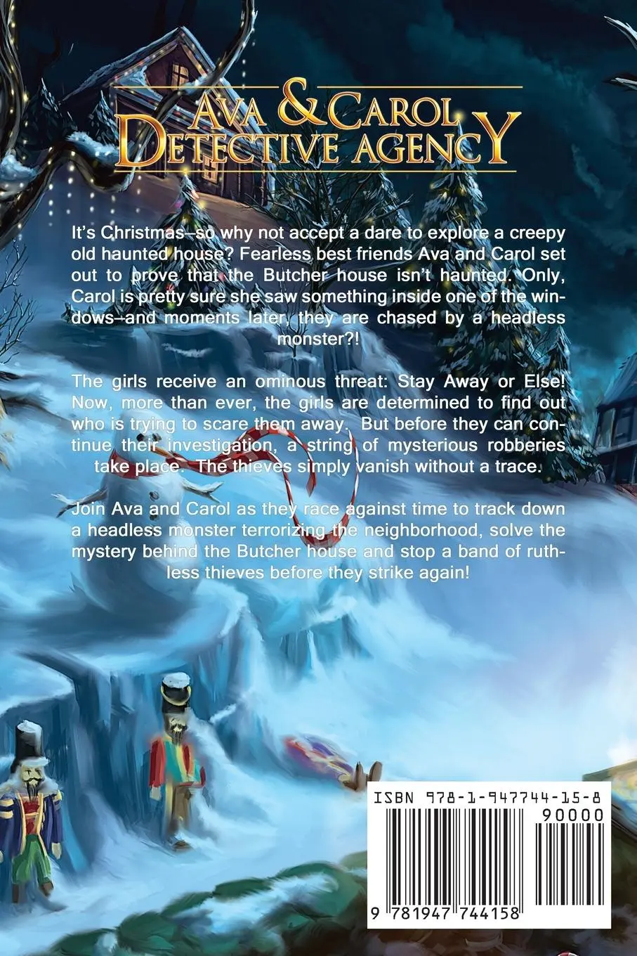 Rückseite: 9781947744158 | The Haunted Mansion (Book 3) | Ava &amp; Carol Detective Agency | Buch