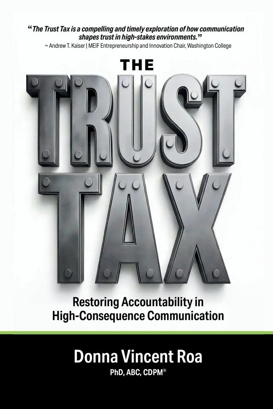 Cover: 9781996944158 | The Trust Tax | Donna Vincent Roa | Taschenbuch | Englisch | 2026