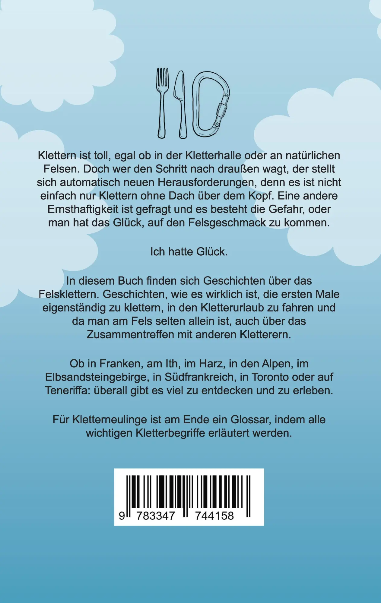 Rückseite: 9783347744158 | Felsgeschmack | Geschichten über das Klettern an Felsen | Brixendorf