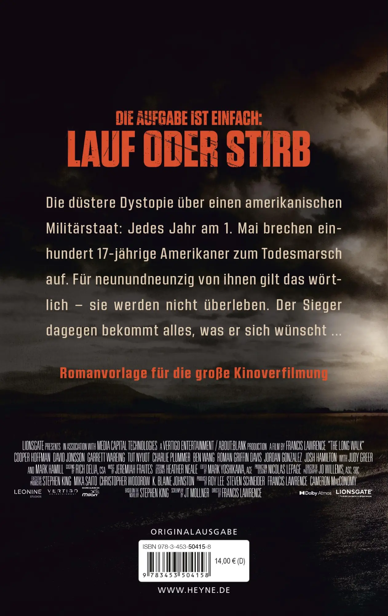 Bild: 9783453504158 | Todesmarsch (Film) | Stephen King | Taschenbuch | 400 S. | Deutsch