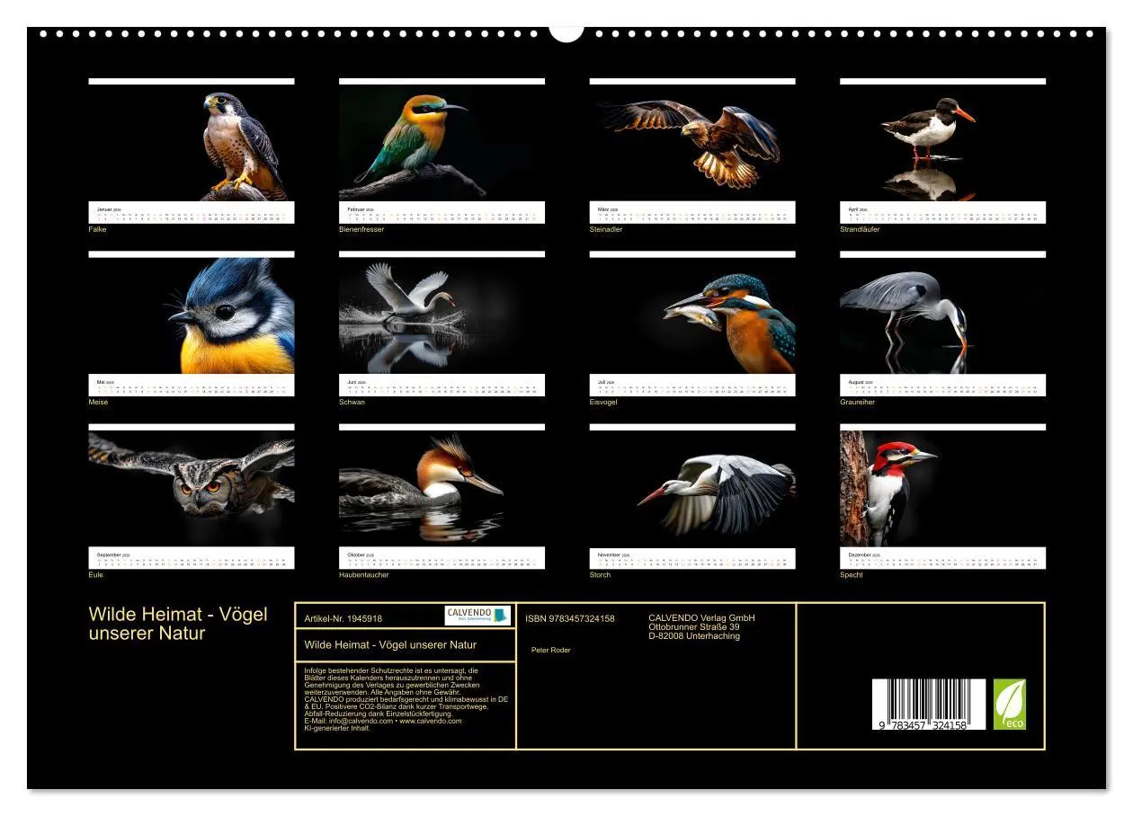 Bild: 9783457324158 | Wilde Heimat - Vögel unserer Natur (hochwertiger Premium...