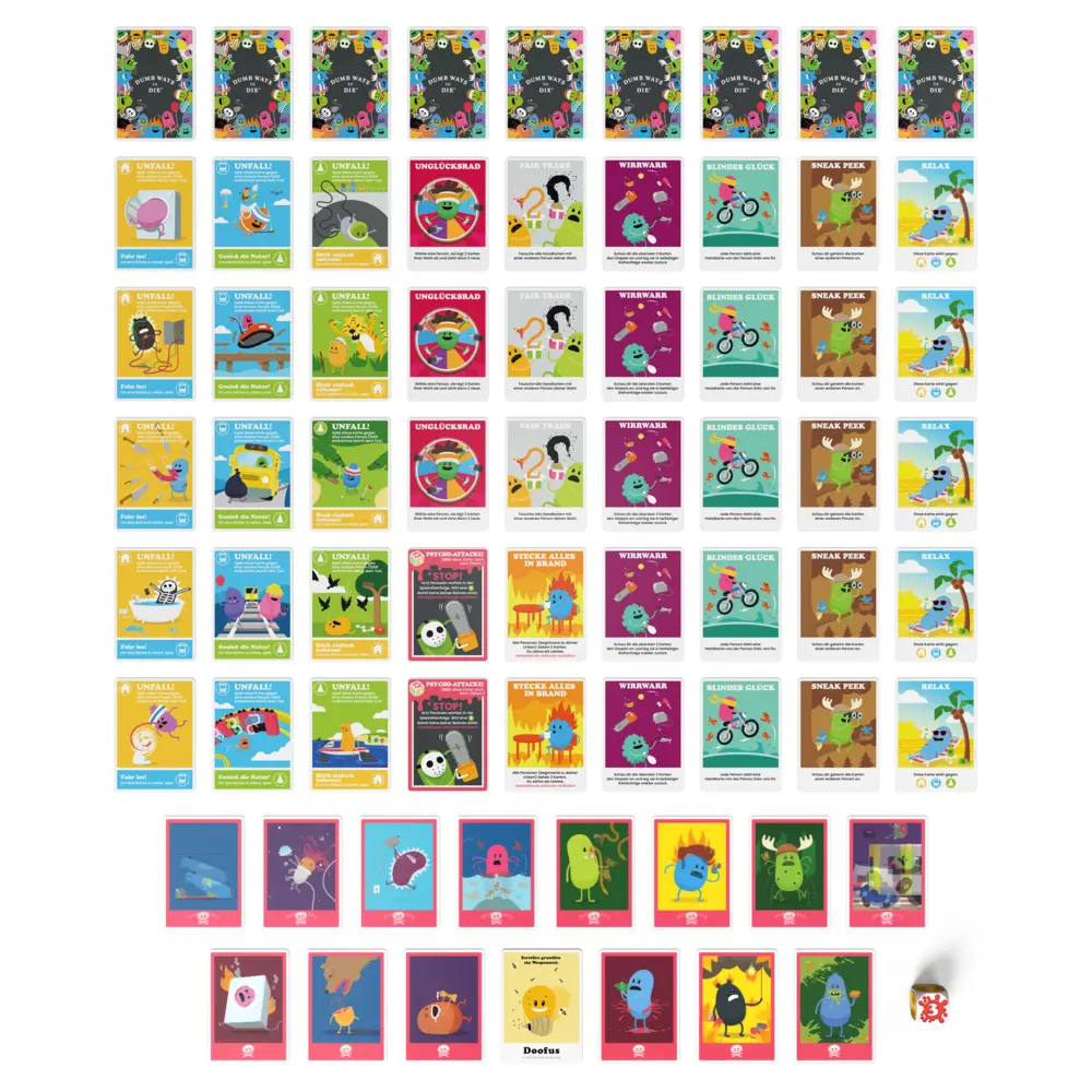 Bild: 681147044258 | BGM Dumb Ways to Die | Spiel | Karton | 44258 | Deutsch | 2025
