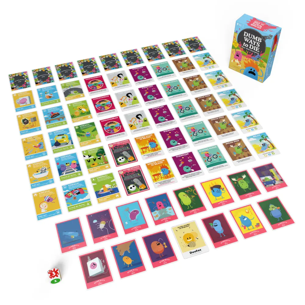 Bild: 681147044258 | BGM Dumb Ways to Die | Spiel | Karton | 44258 | Deutsch | 2025