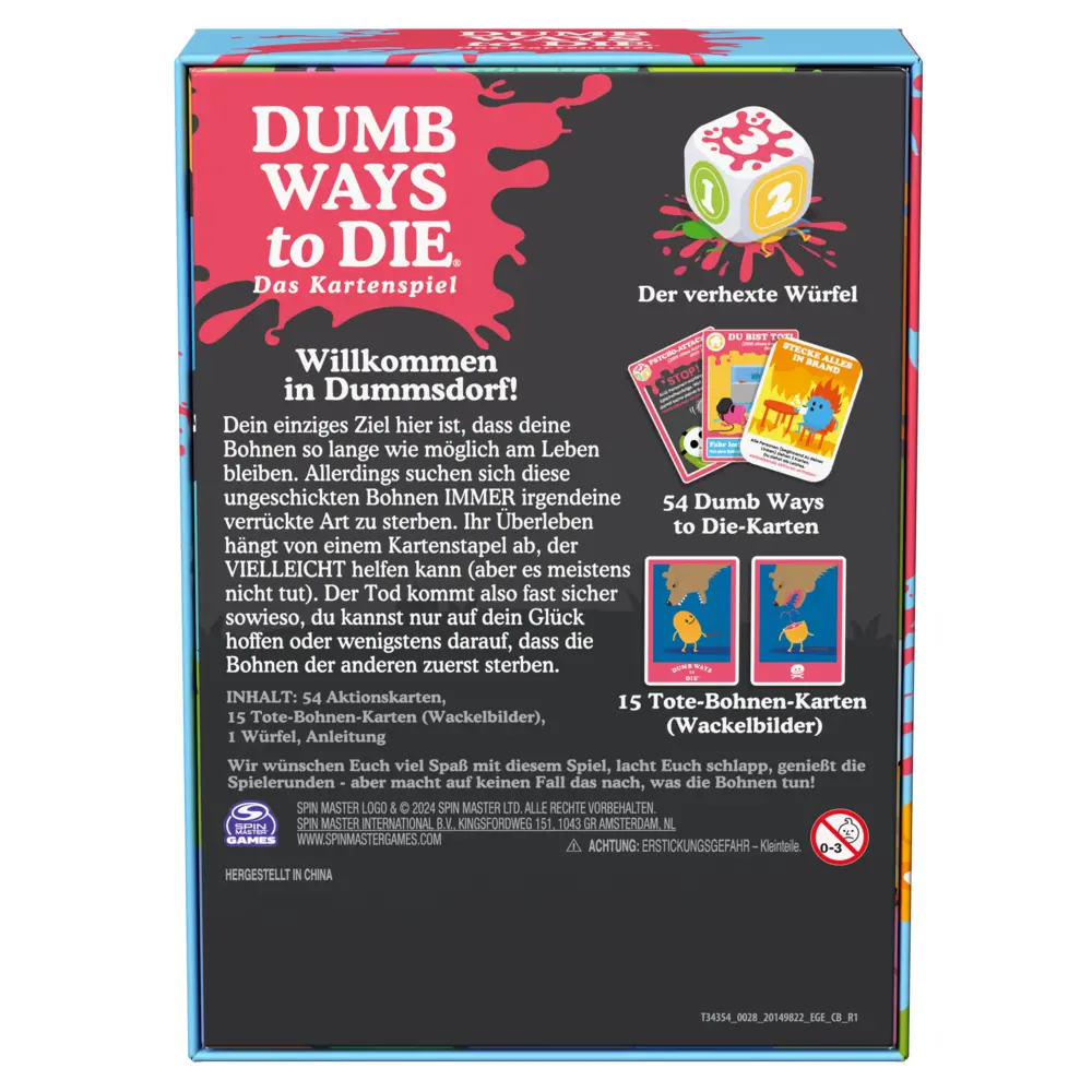 Bild: 681147044258 | BGM Dumb Ways to Die | Spiel | Karton | 44258 | Deutsch | 2025