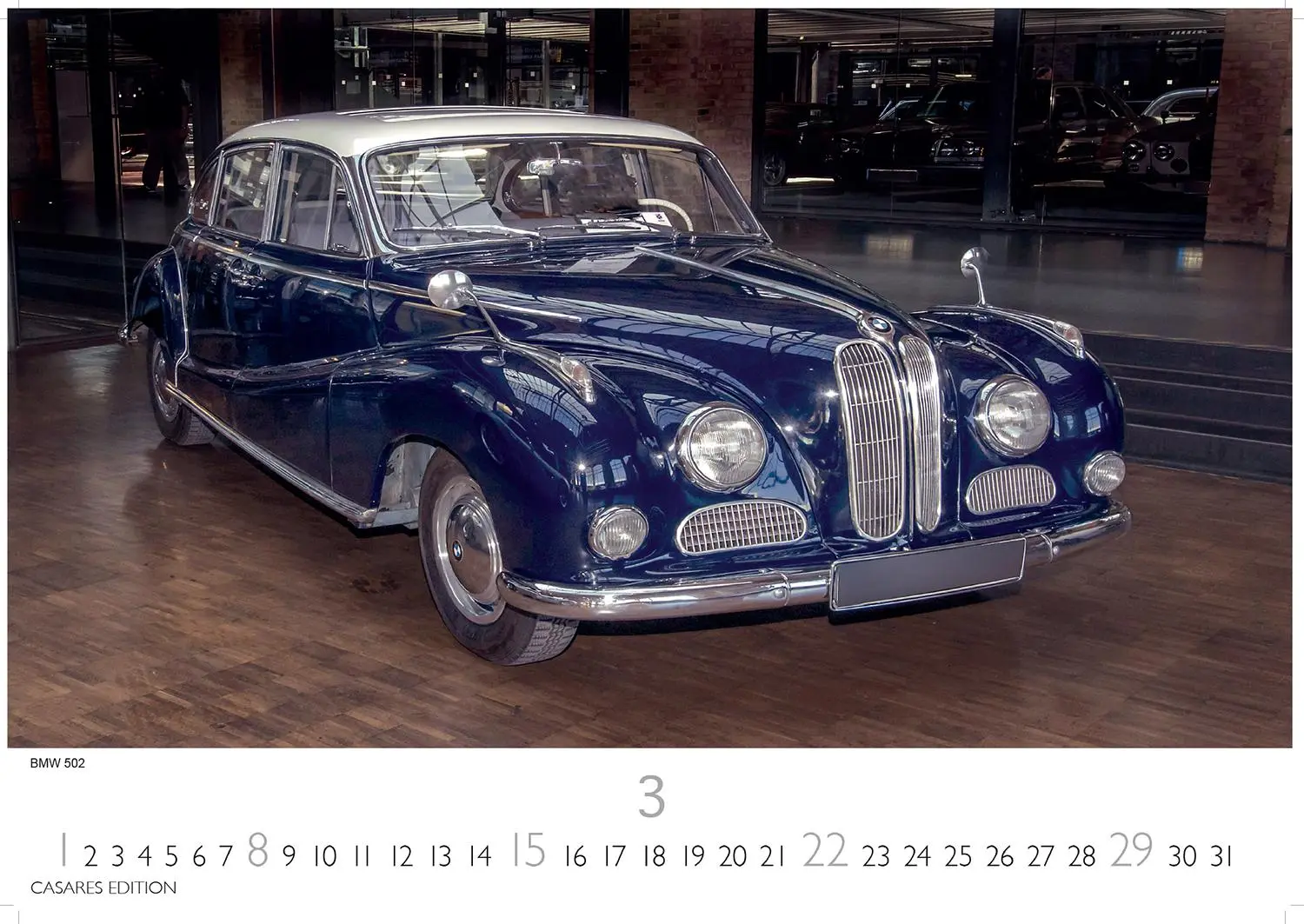 Bild: 9781835244258 | BMW Classic Cars 2026 24x35cm - Hochwertiger Oldtimer Kalender. | 2026