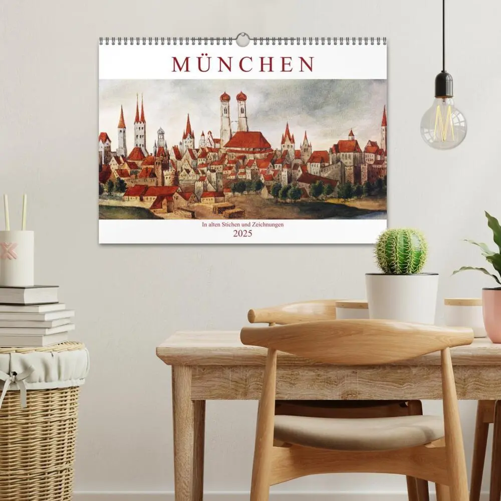 Bild: 9783435394258 | München: In alten Stichen und Zeichnungen (Wandkalender 2025 DIN A3...