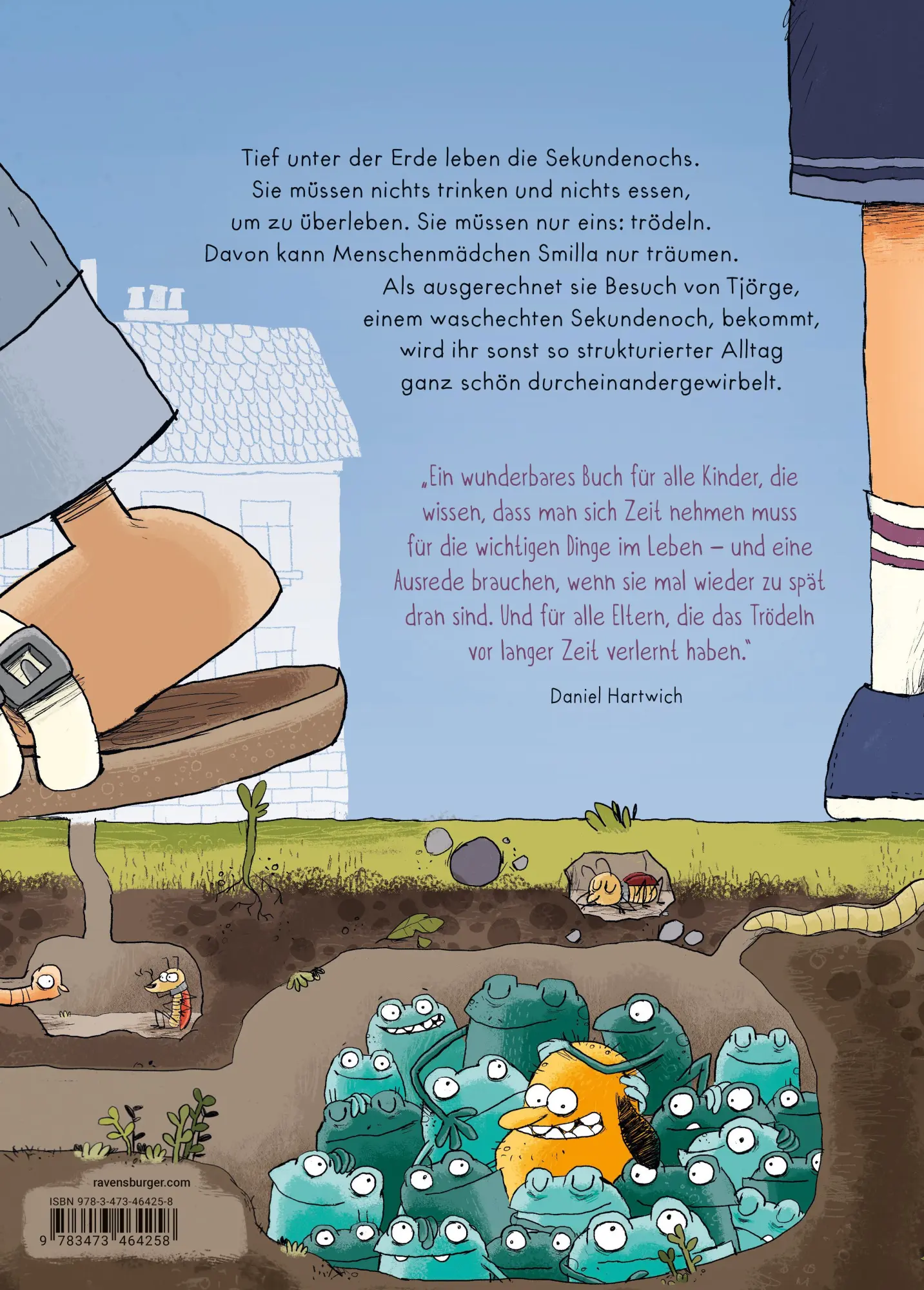 Rückseite: 9783473464258 | Die Sekundenochs | Markus Hennig | Buch | 32 S. | Deutsch | 2025