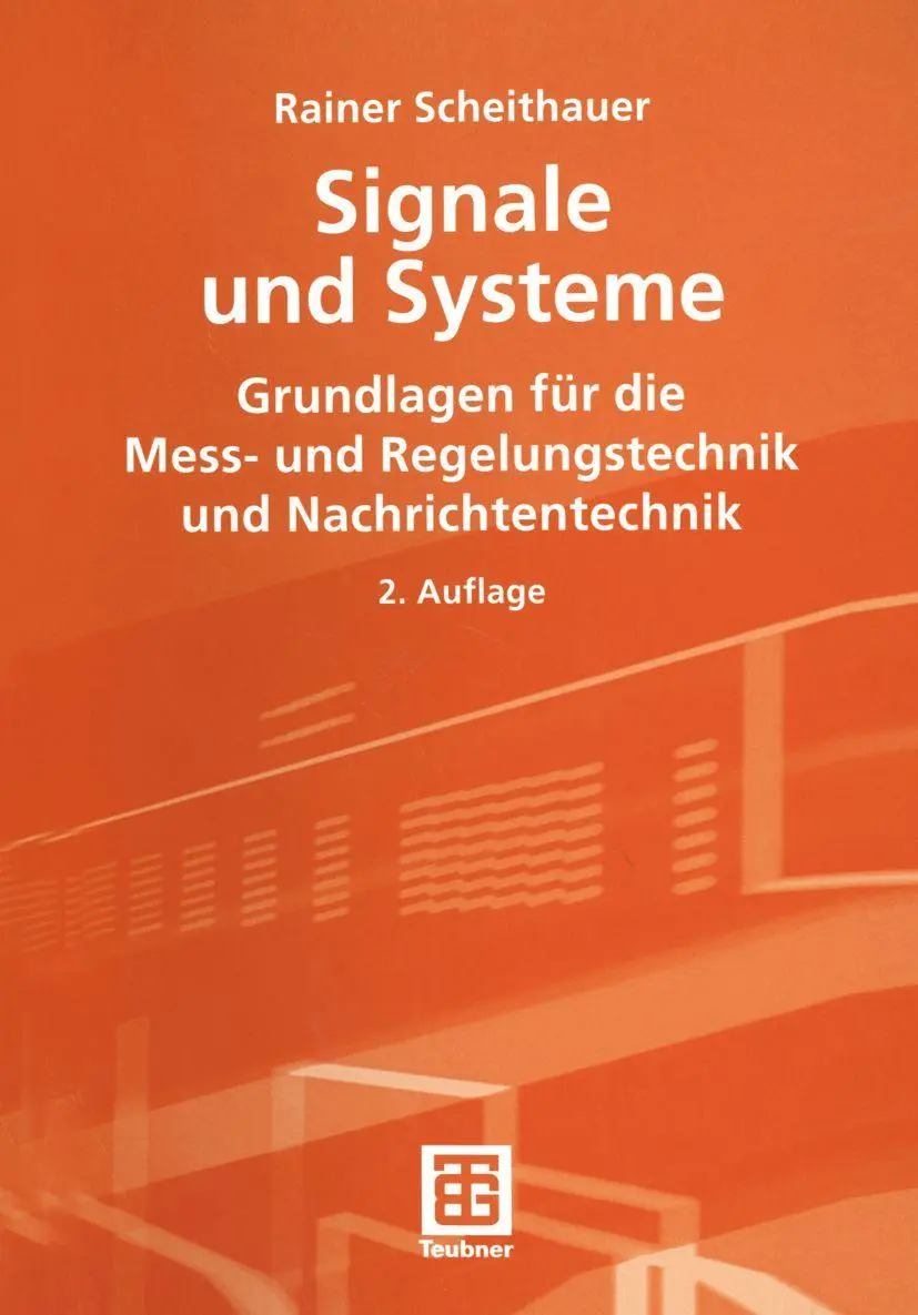Cover: 9783519164258 | Signale und Systeme | Gabriele Scheithauer | Taschenbuch | xi | 2005