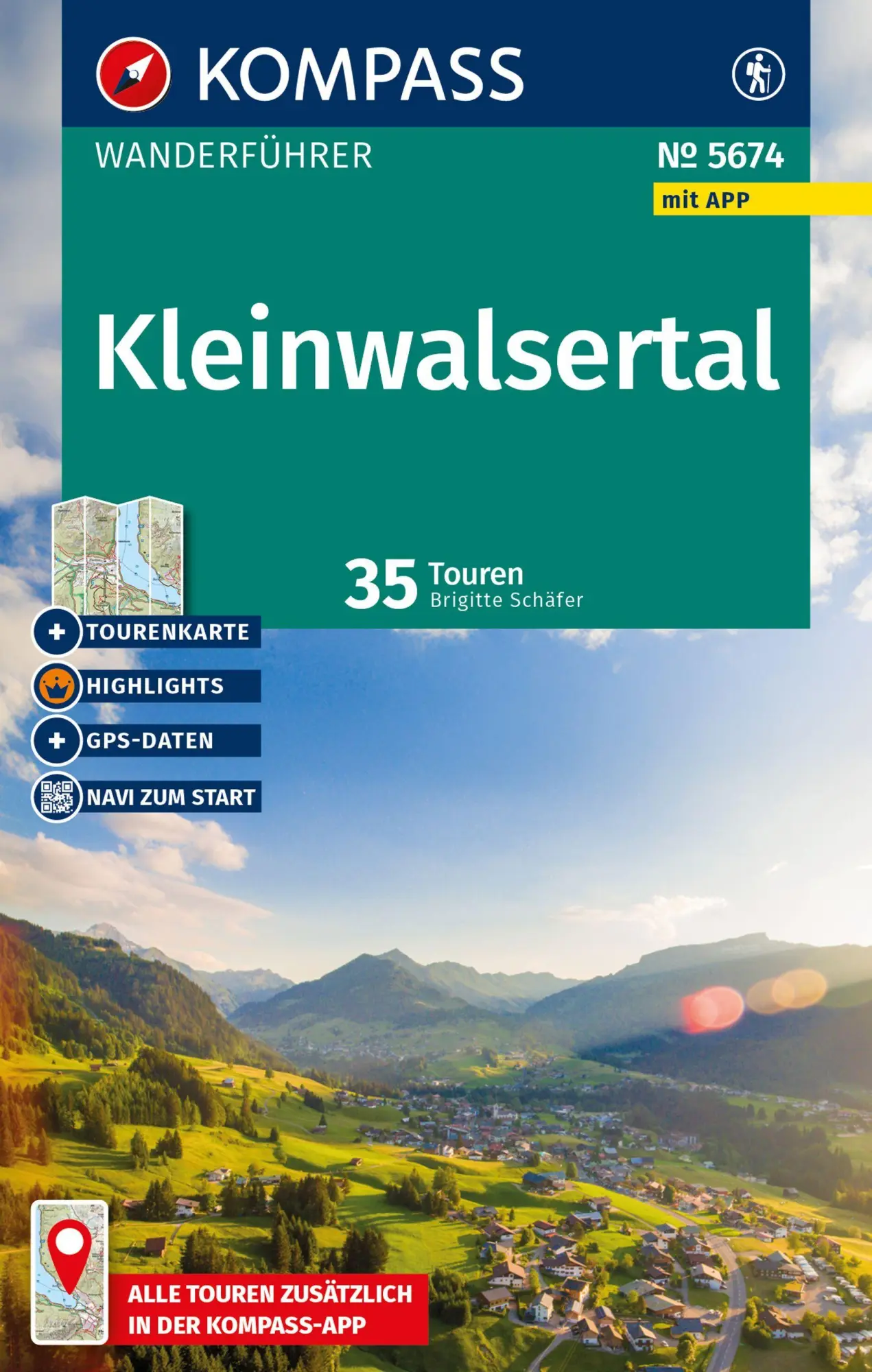 Cover: 9783991544258 | KOMPASS Wanderführer Kleinwalsertal, 35 Touren mit Extra-Tourenkarte