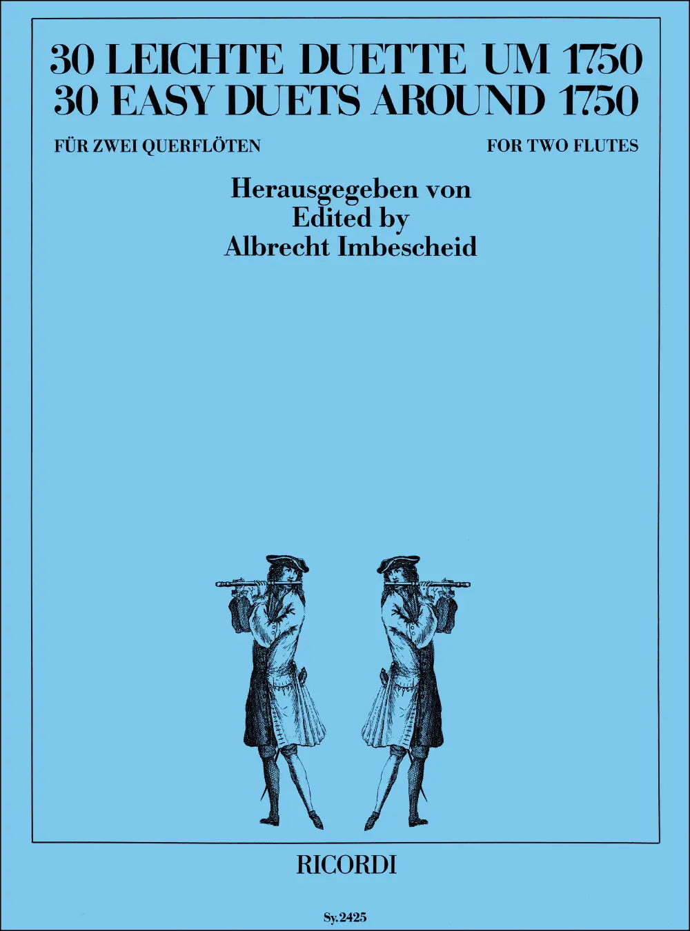 Cover: 9790204224258 | 30 leichte Duette um 1750 | Albrecht Imbescheid | Buch