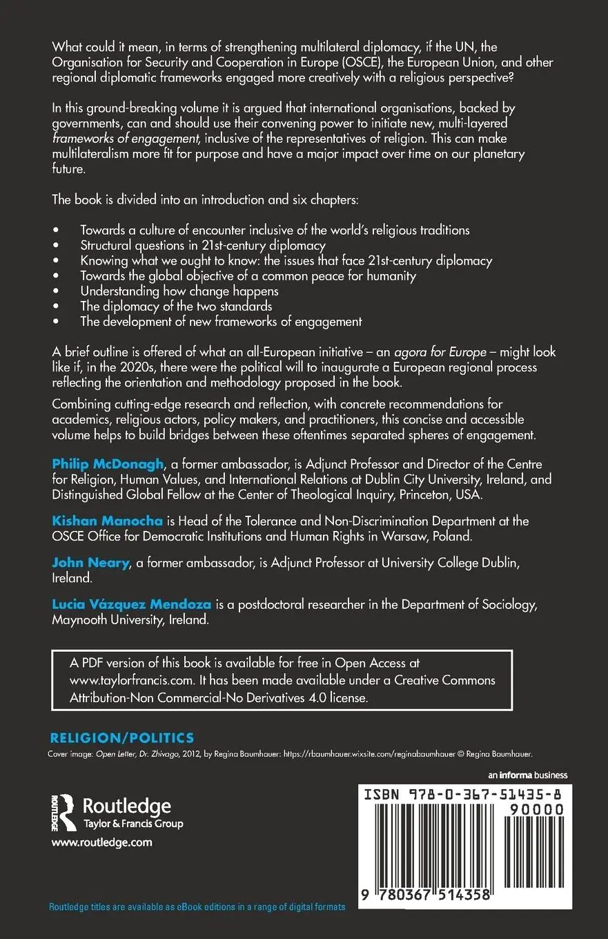 Rückseite: 9780367514358 | On the Significance of Religion for Global Diplomacy | Taschenbuch