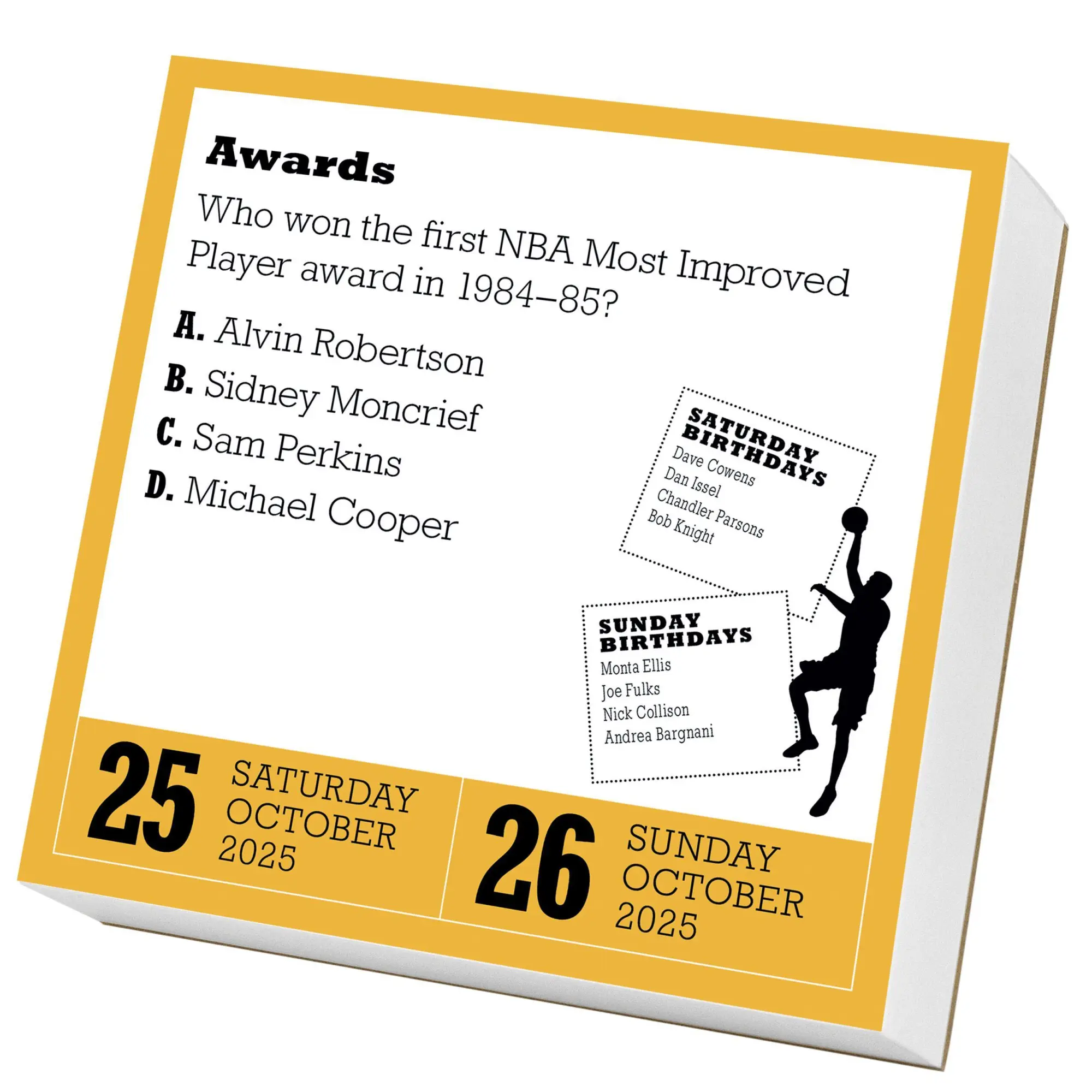 Bild: 9781523524358 | A Year of Basketball Trivia Page-A-Day(r) Calendar 2025 | Calendars