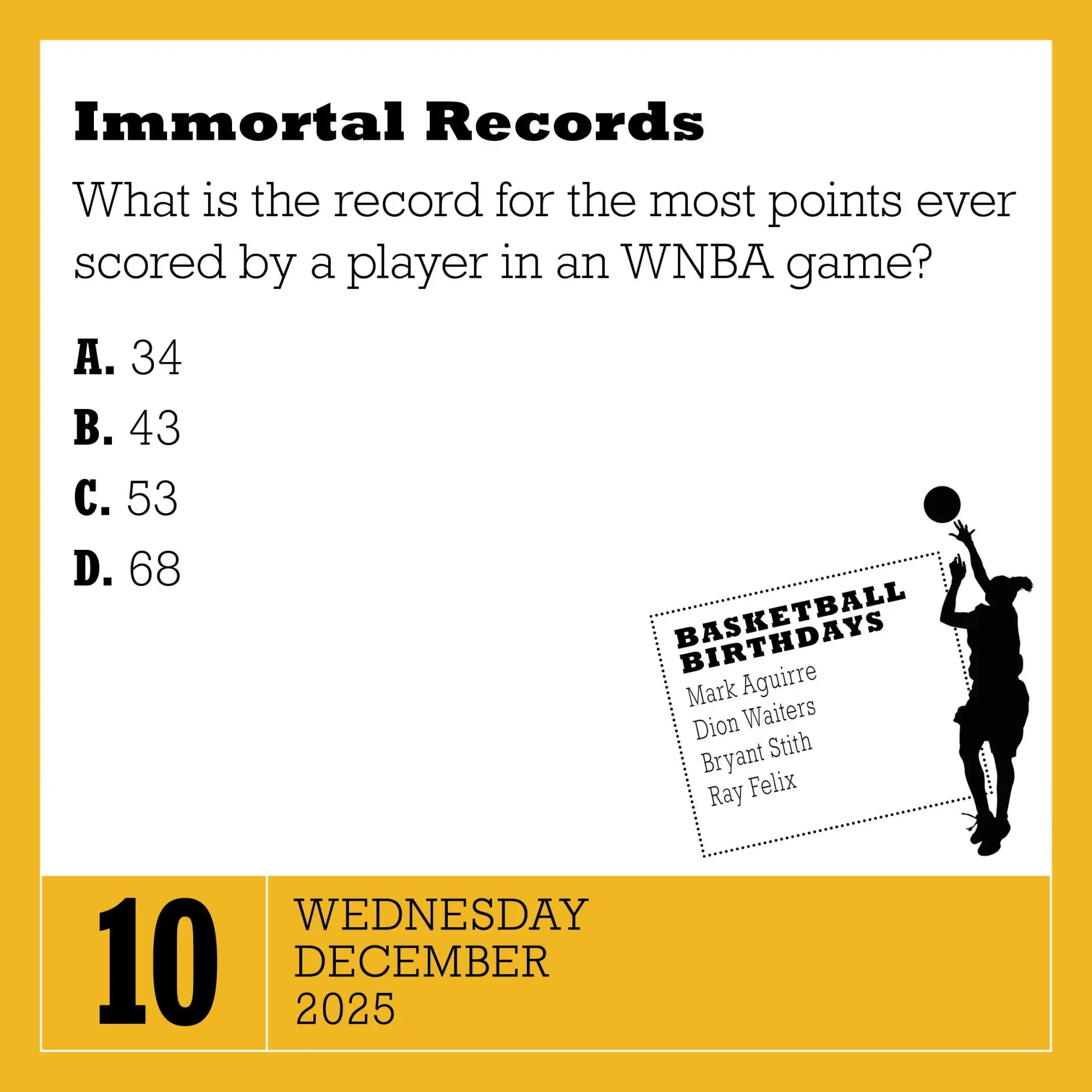 Bild: 9781523524358 | A Year of Basketball Trivia Page-A-Day(r) Calendar 2025 | Calendars