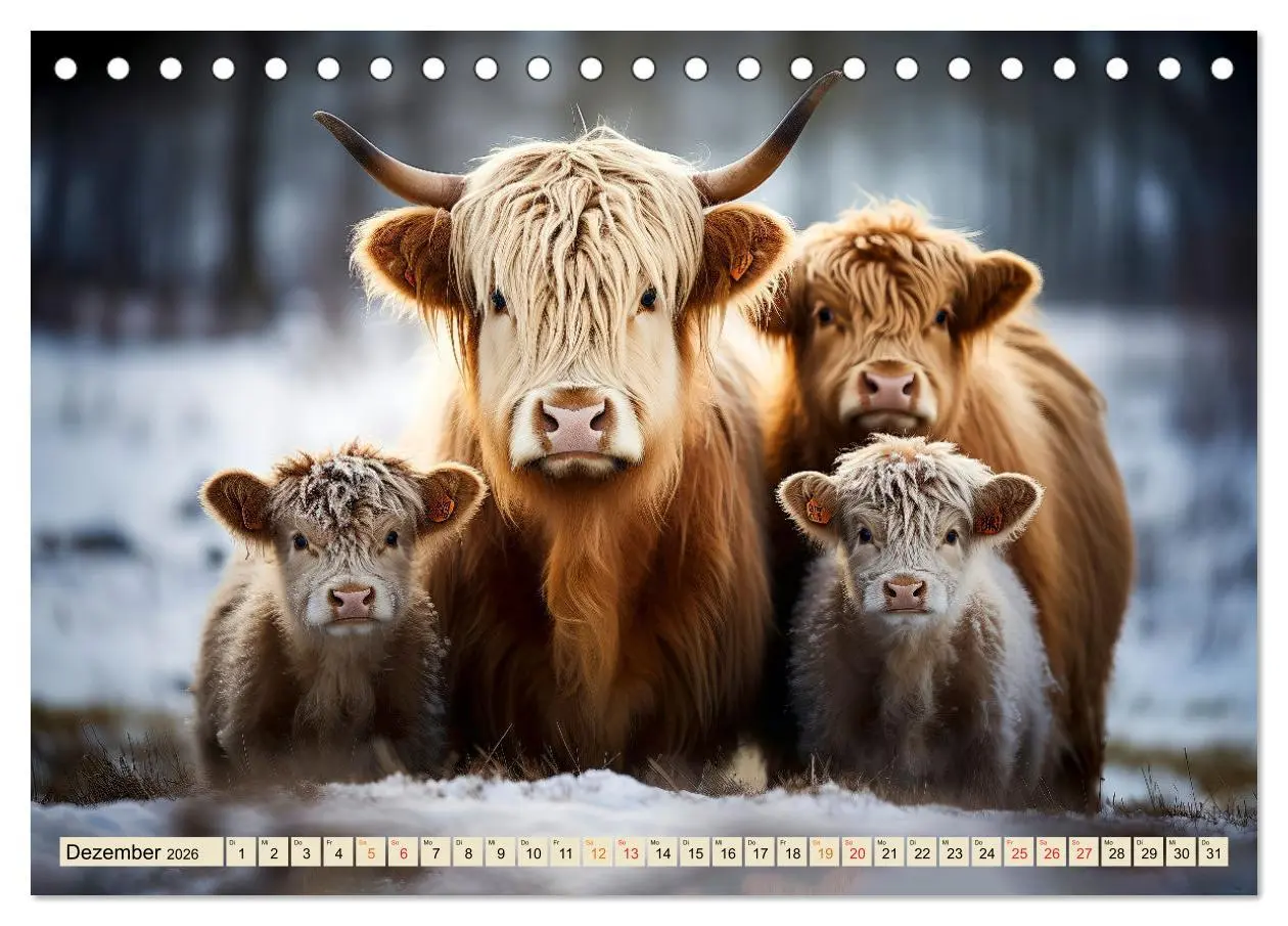 Bild: 9783457474358 | Viele Tiere auf dem Bauernhof (Tischkalender 2026 DIN A5 quer),...