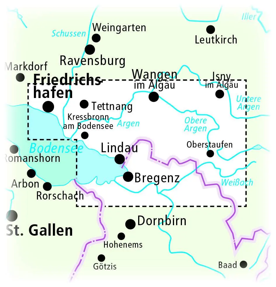 Bild: 9783747304358 | Lindau - Wangen - Westliches Allgäu 1:50 000 | (Land-)Karte | Deutsch