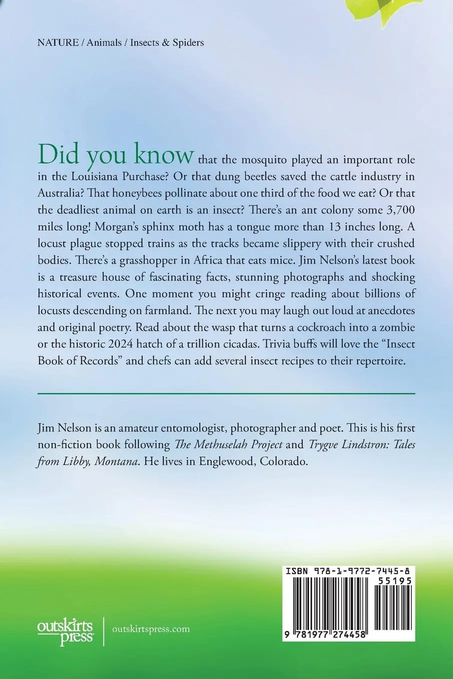 Rückseite: 9781977274458 | Ten Insects That Changed the World | Jim Nelson | Taschenbuch | 2024