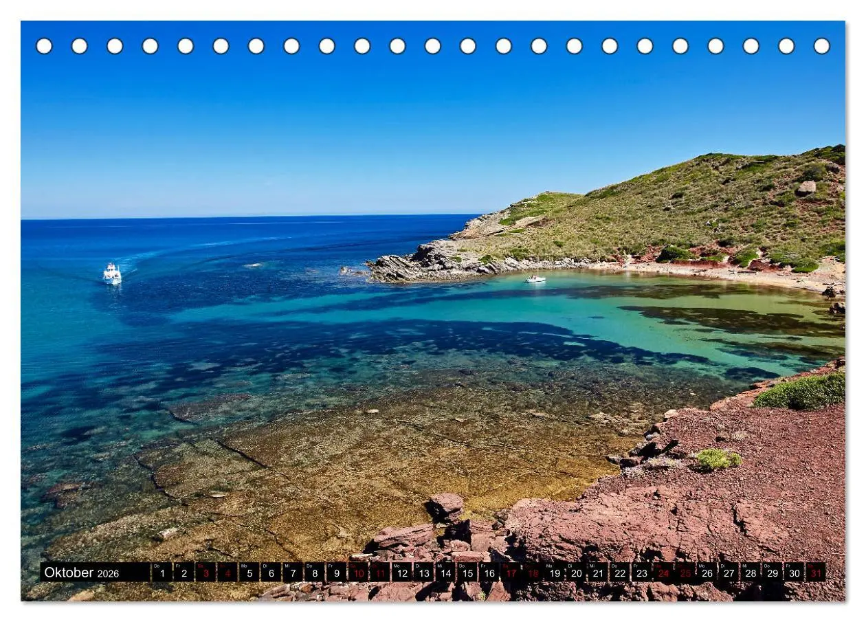 Bild: 9783457844458 | MENORCA - Die sanfte Perle (Tischkalender 2026 DIN A5 quer),...