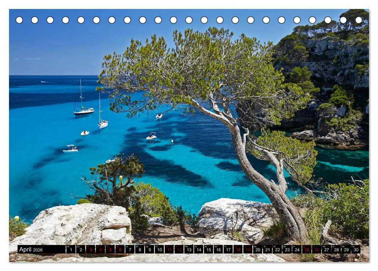 Bild: 9783457844458 | MENORCA - Die sanfte Perle (Tischkalender 2026 DIN A5 quer),...
