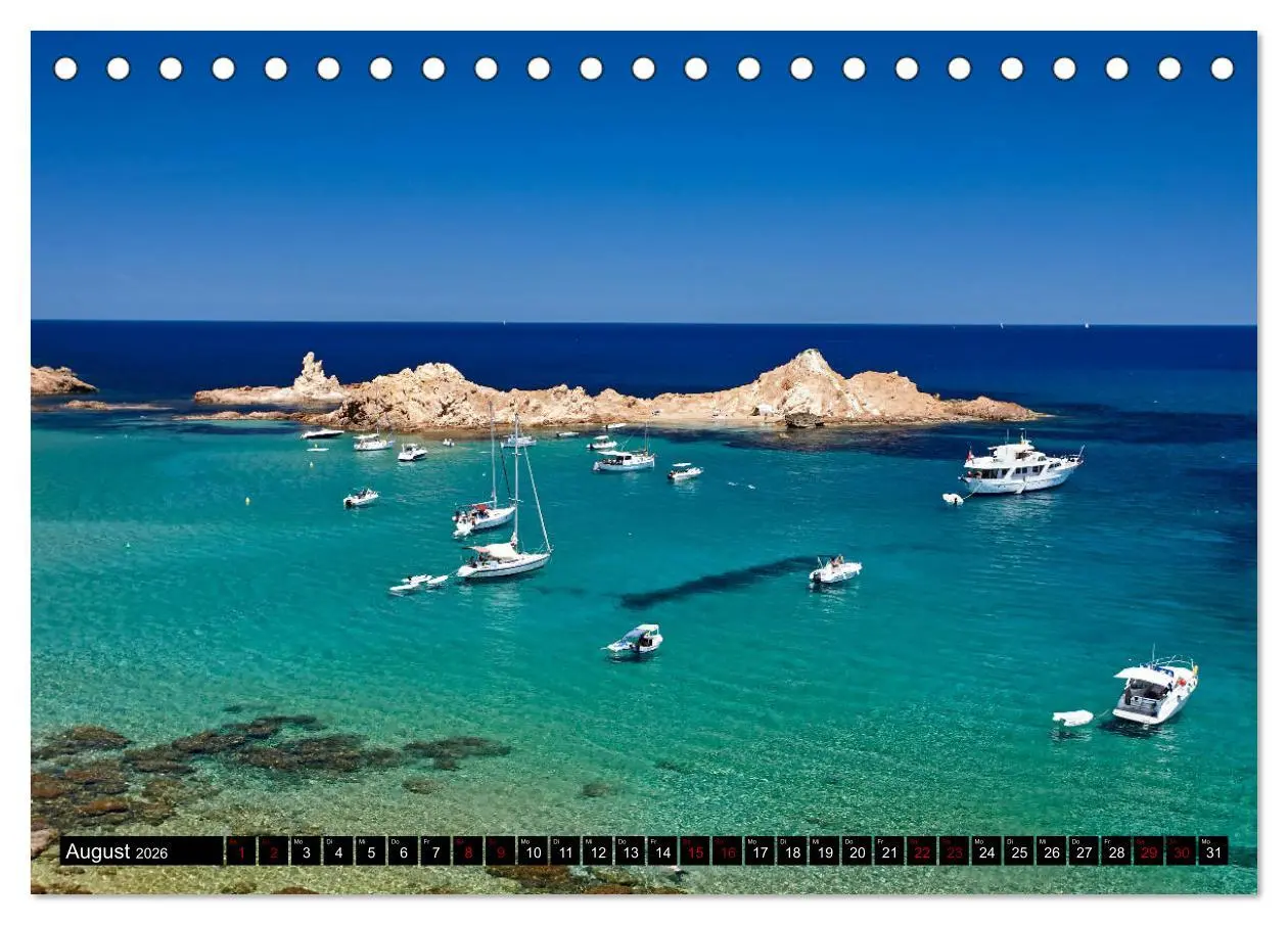 Bild: 9783457844458 | MENORCA - Die sanfte Perle (Tischkalender 2026 DIN A5 quer),...