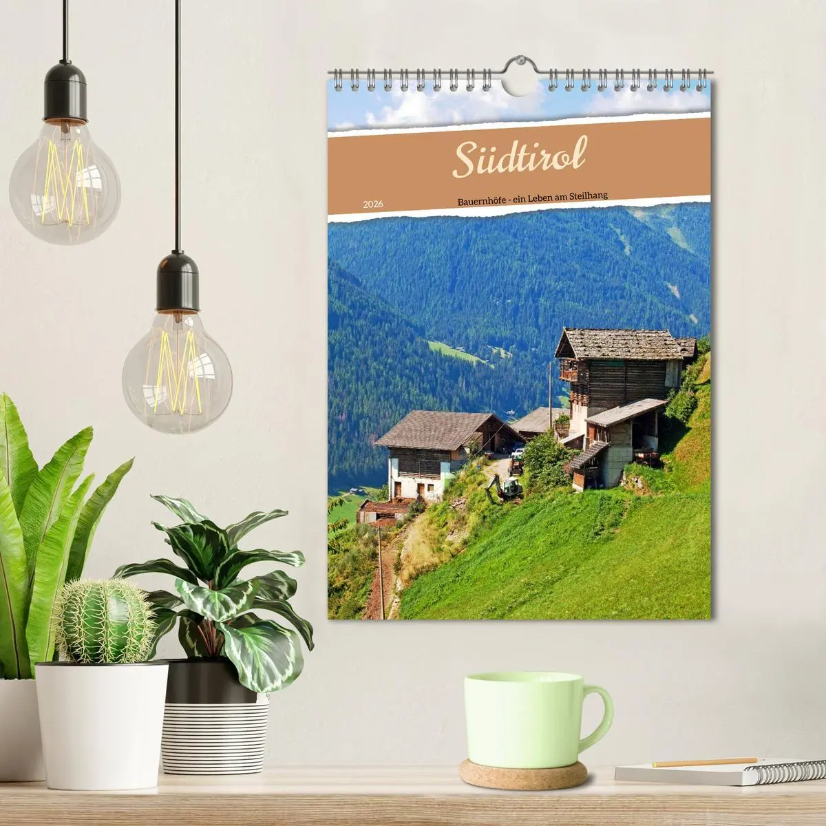 Bild: 9783516624458 | Südtirol - Bauernhöfe ein Leben am Steilhang (Wandkalender 2026 DIN...