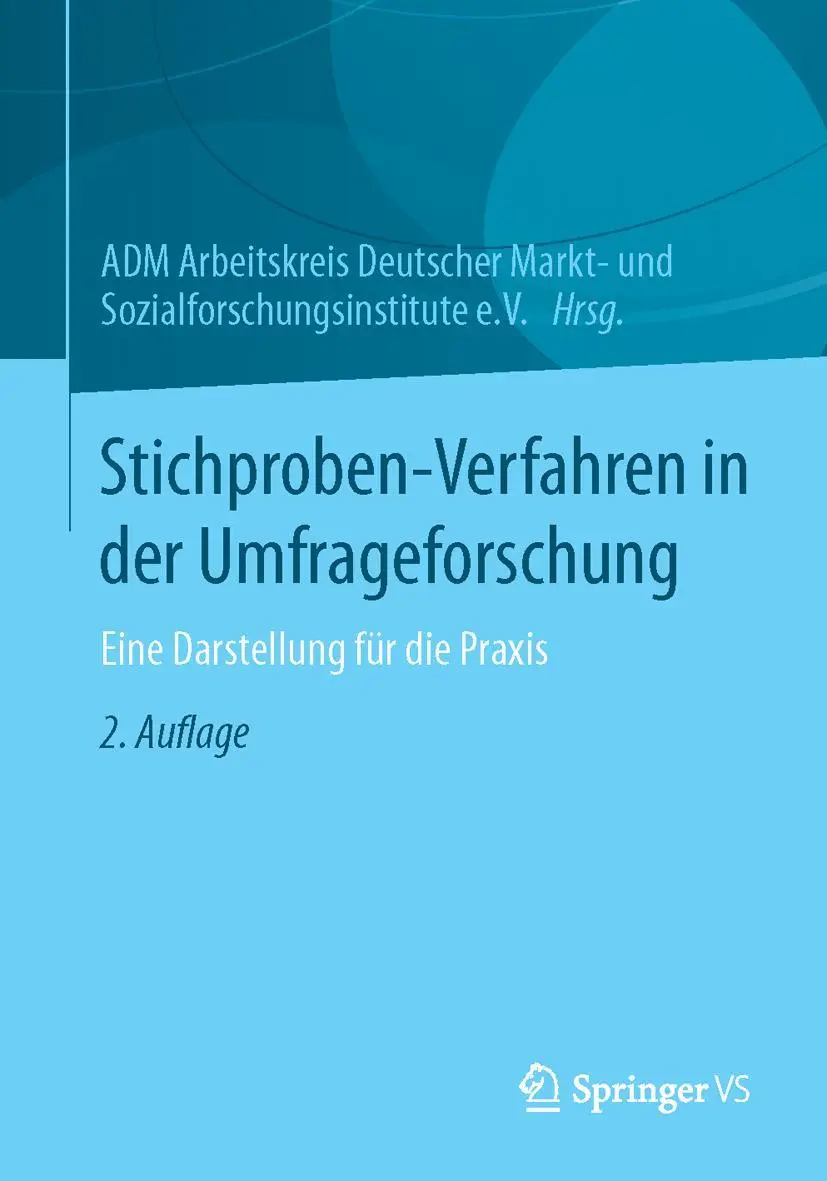 Cover: 9783531164458 | Stichproben-Verfahren in der Umfrageforschung | V | Taschenbuch | 2013