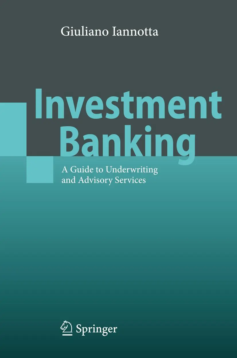 Cover: 9783642424458 | Investment Banking | A Guide to Underwriting and Advisory Services